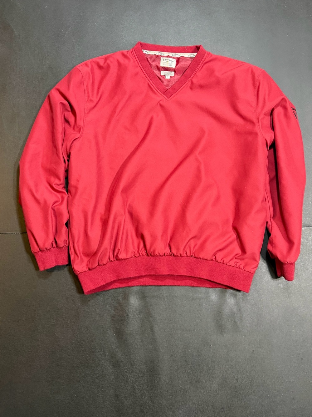 Callaway Men's Red V-Neck Golf Pullover Sweater